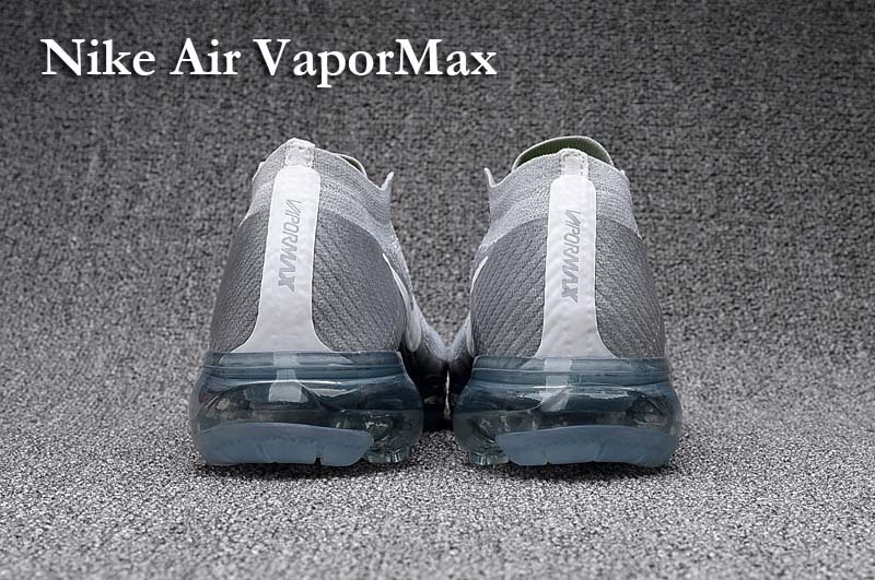 Nike Air VaporMax 2018 Men\'s Running Shoes Silver